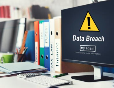 Data Breach Unsecured Warning Sign Concept